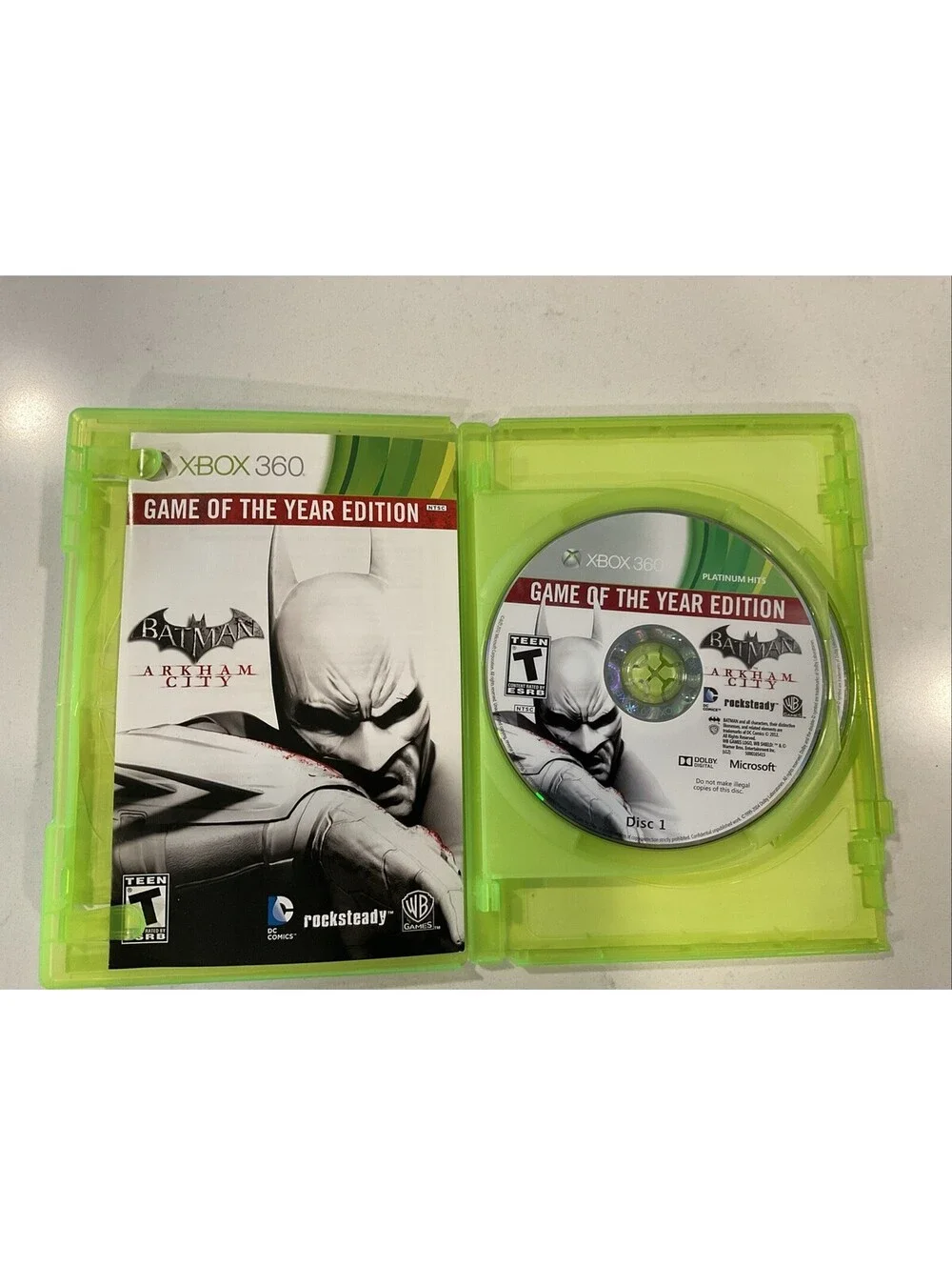 Batman: Arkham City Game of the Year Edition Xbox 360 2012